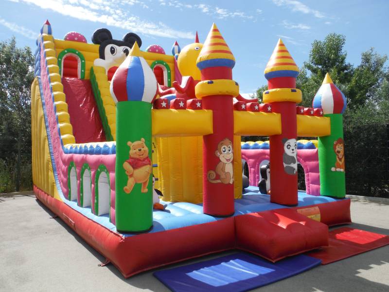 Structure gonflable Double Toboggan Kermesse