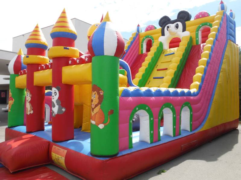 Structure gonflable Double Toboggan Kermesse