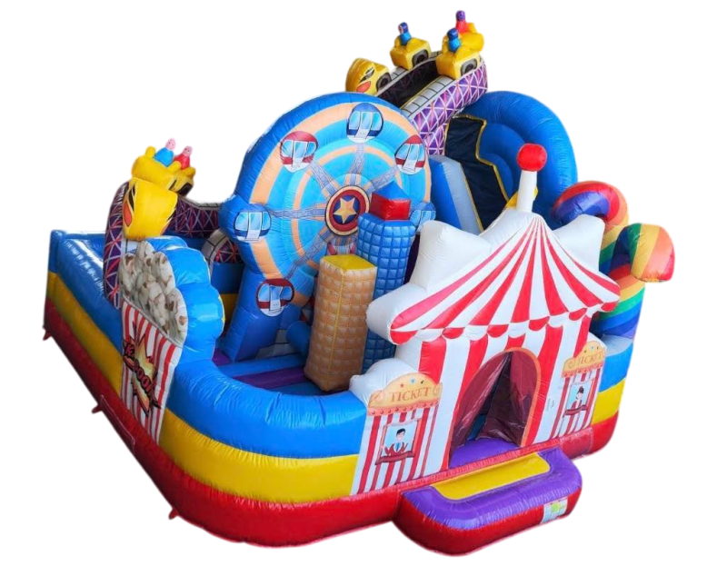 Parc gonflable Maxi Kermesse – animation festive pour collectivités à La Ciotat et Aubagne