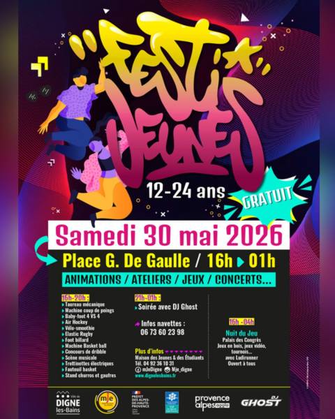 Affiche Festi jeunes Dignes les bains