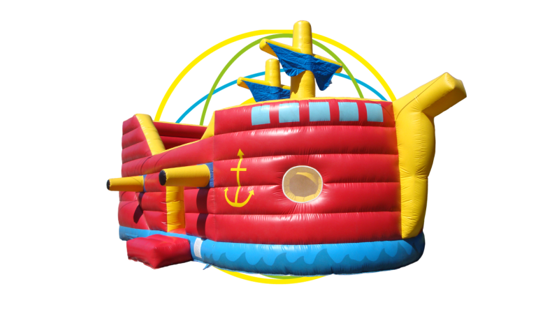 Château gonflable Bateau Pirate Fréjus – location structure gonflable Var