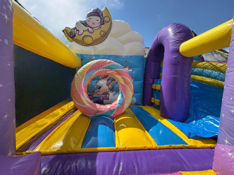 location château gonflable licorne pour anniversaire à Trets et rouset