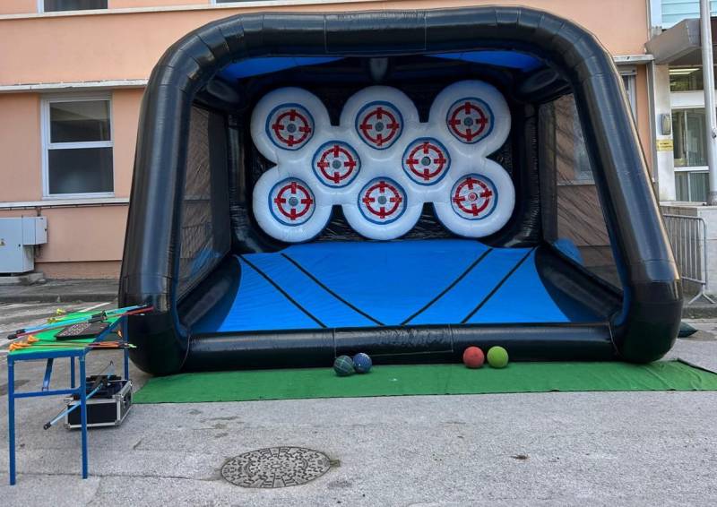 Structure gonflable sportive ARENE COMBI SPORT IPS pour animation à Toulon, Marseille et Aix en provence