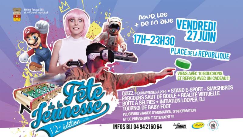 affiche fete de la jeunesse