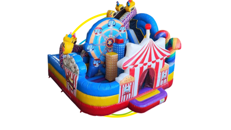 Maxi Kermesse – parc gonflable géant pour animation événementielle à Marseille et en Bouches-du-Rhône