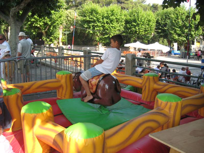 location MINI TAUREAU RODEO MECANIQUE en exclusivité chez Starkit Evénements pour particuliers et professionnel à Monaco, Antibes et Aix en Provences