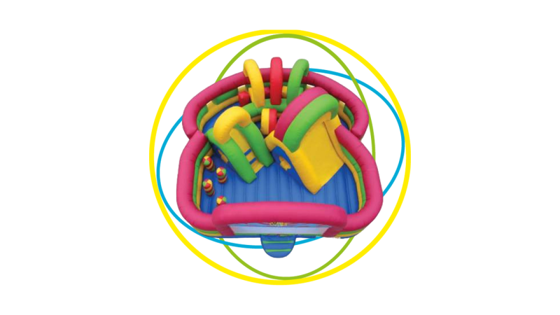 structure gonflable PARC MULTI-JEUX pour Mairie et comités des fêtes à Rognac et La londe les Maures et toute la région PACA